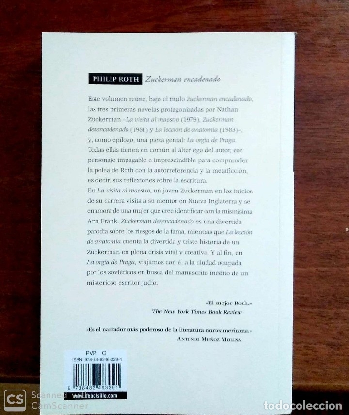 Libros de segunda mano: Zuckerman encadenado, de Philip Roth - Foto 2