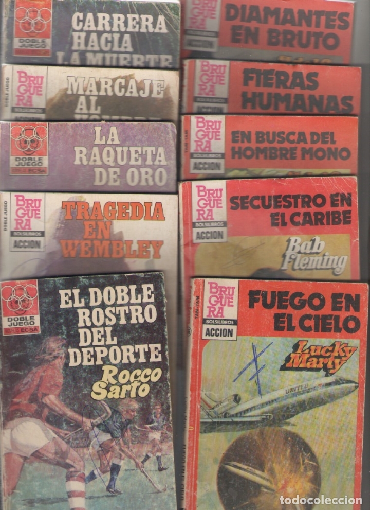 Libros de segunda mano: lote de 10 novelas aventuras,a&ntilde;o 1985 aproximado,bolsilibros,tama&ntilde;o bolsillo,variadas,17&ordm; lote