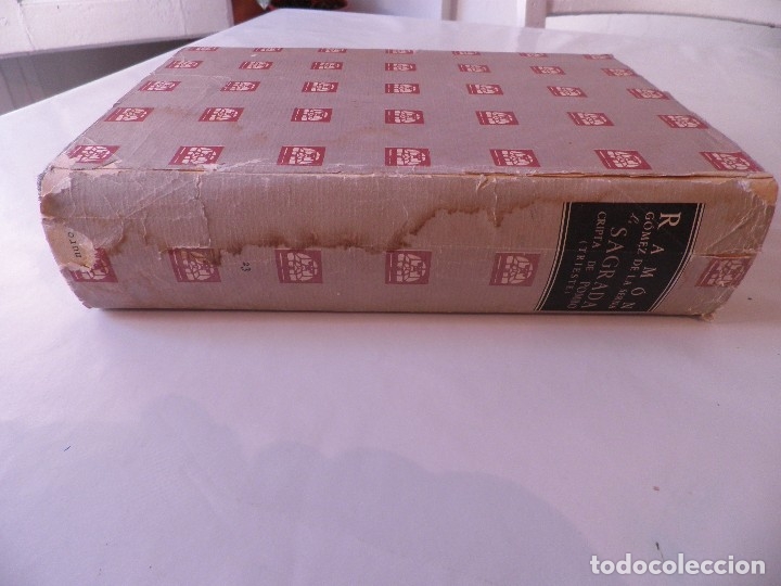 Libros de segunda mano: LA SAGRADA CRIPTA DE POMBO. RAM&Oacute;N G&Oacute;MEZ DE LA SERNA.TRIESTE .MADRID 1986 - Foto 2