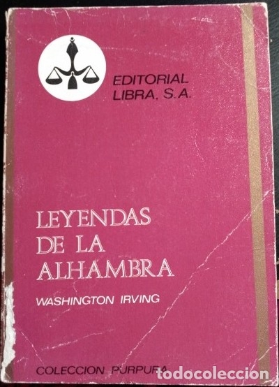 Libros de segunda mano: LEYENDAS DE LA ALHAMBRA. - IRVING, Washington. - Foto 1
