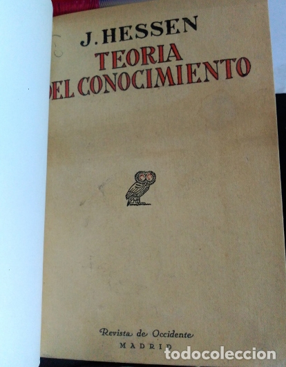 Libros de segunda mano: TEORIA DEL CONOCIMIENTO. - HESSEN, J. - Foto 1