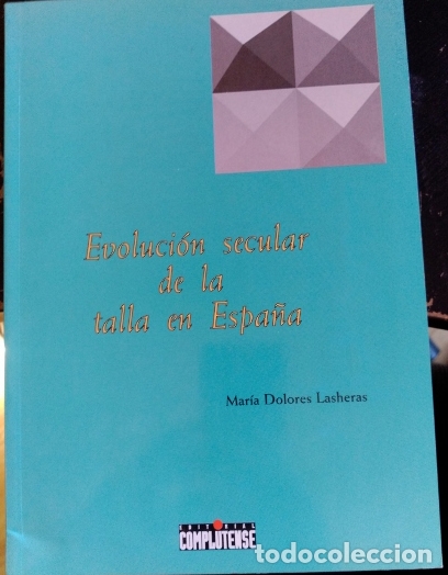 Gebrauchte B&uuml;cher: EVOLUCION SECULAR DE LA TALLA EN ESPA&Ntilde;A. - LASHERAS, Maria Dolores.