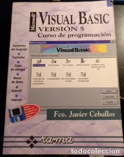 Libros de segunda mano: VISUAL BASIC VERSION 5. CURSO DE PROGRAMACION. - CEBALLOS SIERRA, Fco. Javier. - Foto 1