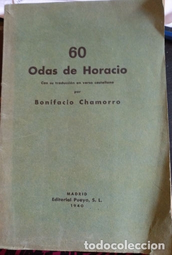 Second hand books: 60 ODAS DE HORACIO. -