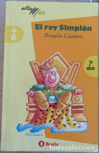 Libros de segunda mano: EL REY SIMPLON. - LLAMERO, Braulio. - Foto 1