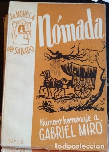 Libros de segunda mano: NOMADA. N&ordm; 12. - MIRO, Gabriel. - Foto 1