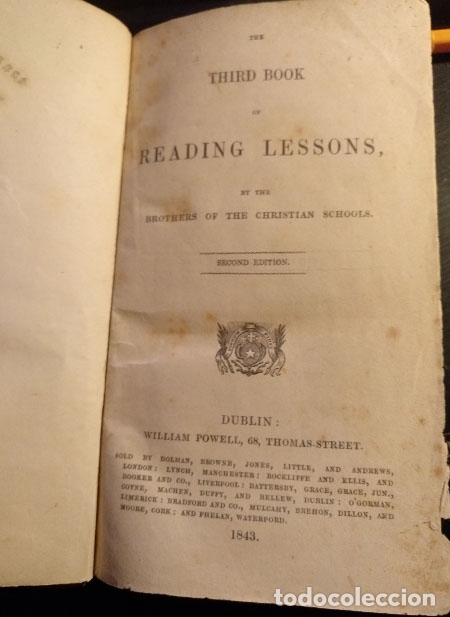 Libros de segunda mano: THIRD BOOK OF READING LESSONS. - BROTJERS OF THE CHRISTIAN SCHOOLS.