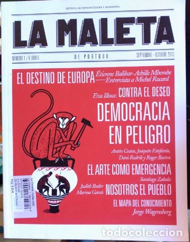 Libros de segunda mano: LA MALETA DE PORTBOU. REVISTA DE HUMANIDADES Y ECONOMIA. NUMERO 1. SEPTIEMBRE-OCTUBRE 2013. -