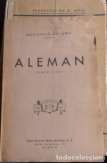 Libros de segunda mano: ALEMAN. PRIMER CURSO. METODOS DE AHN. - - Foto 1