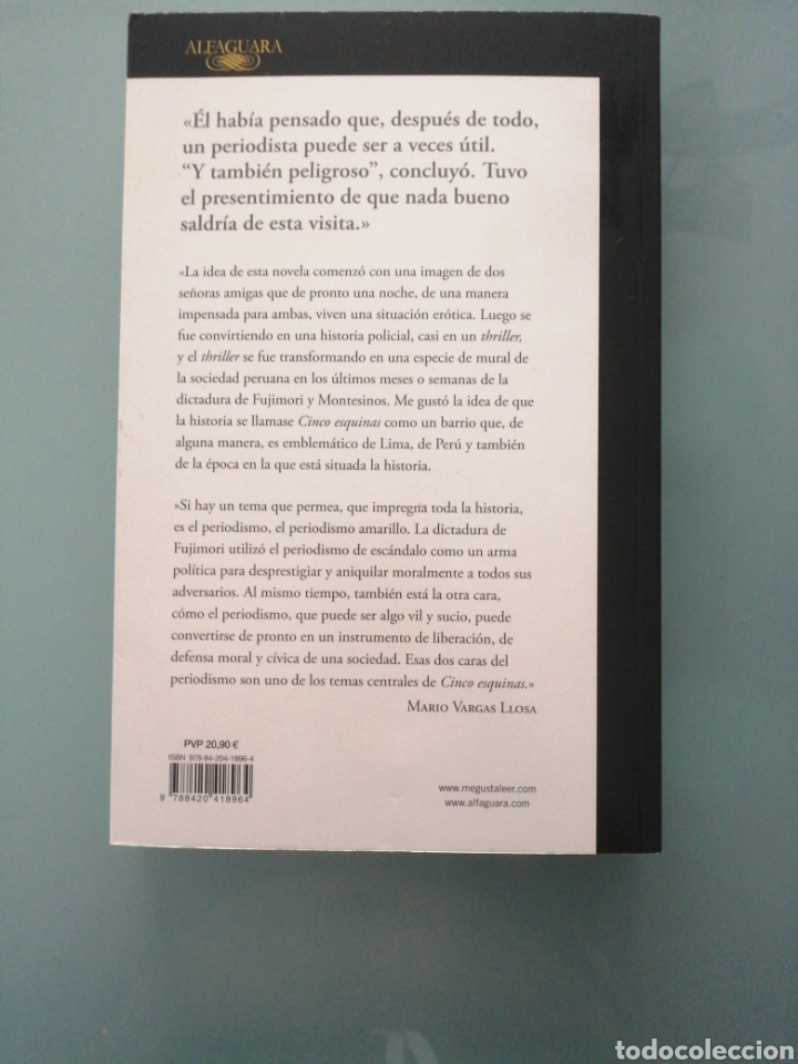 Libros de segunda mano: Cinco esquinas - Foto 2