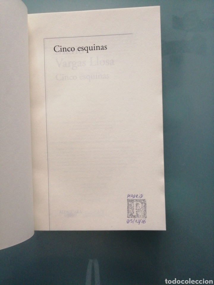 Libros de segunda mano: Cinco esquinas - Foto 5