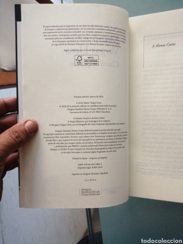 Libros de segunda mano: Cinco esquinas - Foto 6