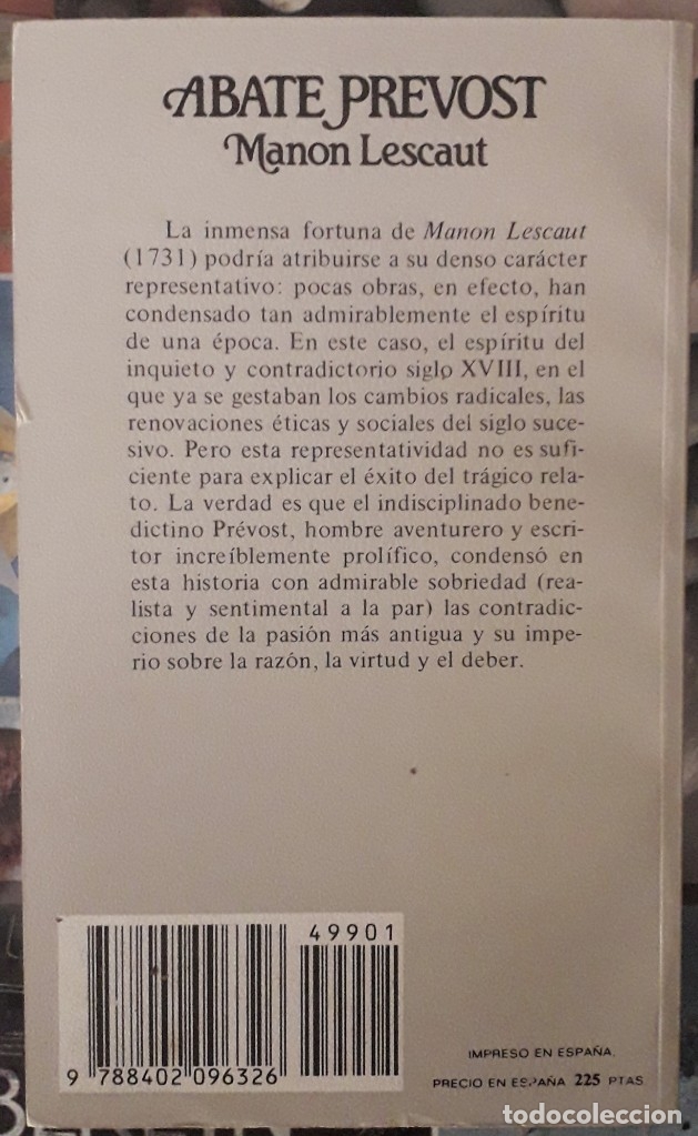 Libros de segunda mano: Abate Prevost . Manon Lescaut - Foto 2