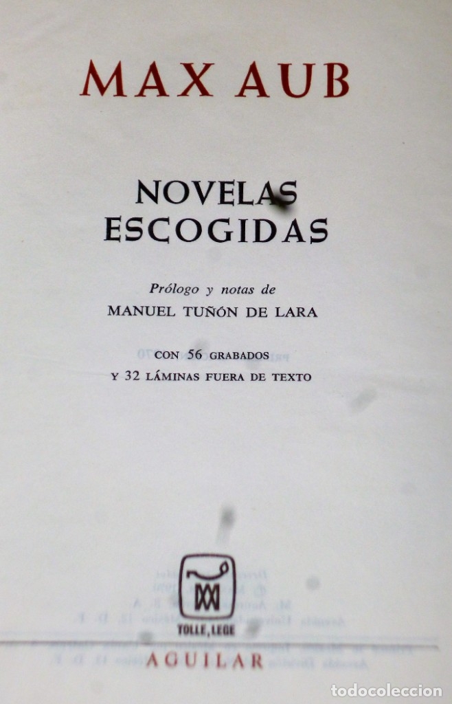Libros de segunda mano: NOVELAS ESCOGIDAS DE MAX AUB - Foto 4