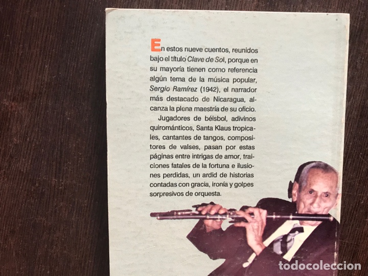 Libros de segunda mano: Sergio Ram&iacute;rez. Clave de sol. Cuentos - Foto 2
