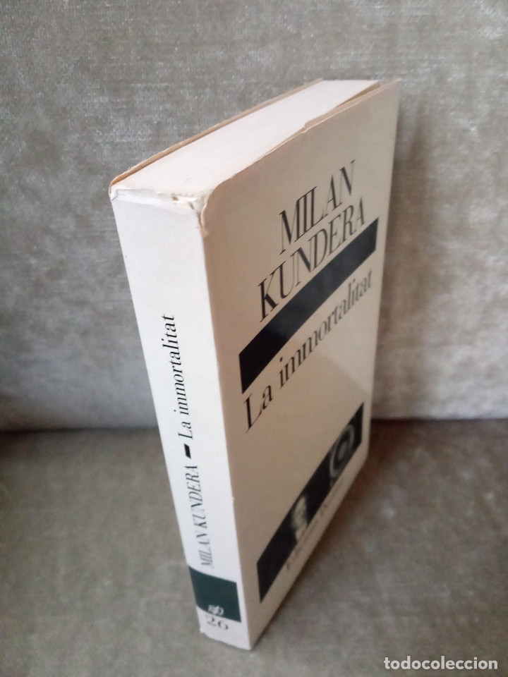 Libros de segunda mano: MILAN KUNDERA - LA IMMORTALITAT - DESTINO, 1990 - Foto 2