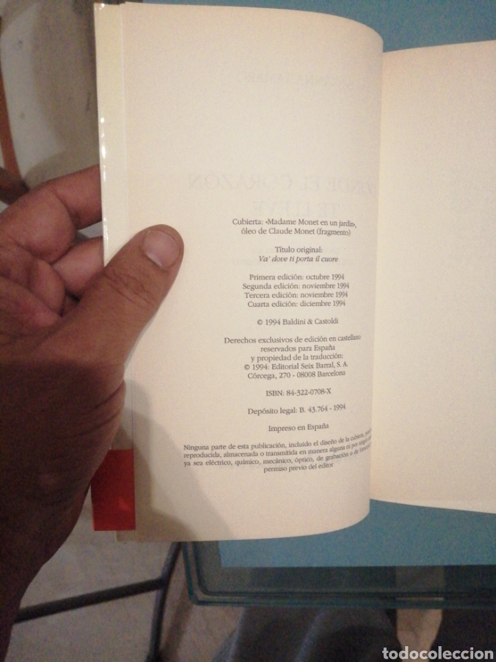 Libros de segunda mano: Donde el coraz&oacute;n te lleve - Foto 5