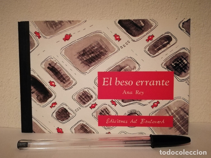 Libros de segunda mano: MINI LIBRO - EL BESO ERRANTE - HUMOR - ANA REY