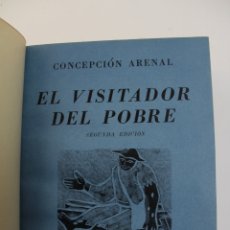 Libros de segunda mano: L-2902. EL VISITADOR DEL POBRE, CONCEPCION ARENAL. COLECCION HORREO. 1944.
