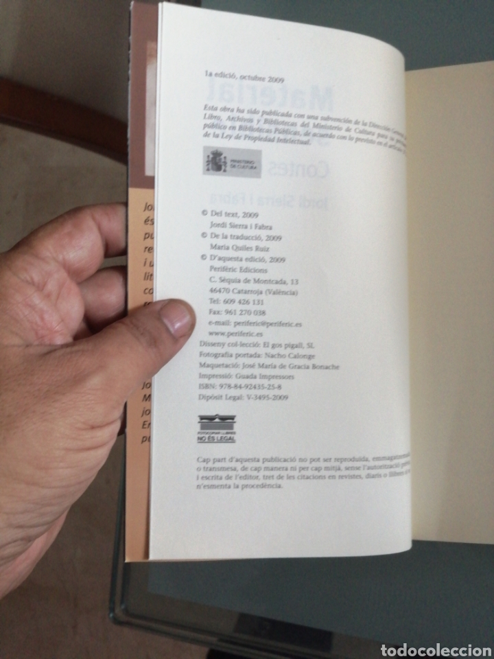 Libros de segunda mano: Material sensible - Foto 5