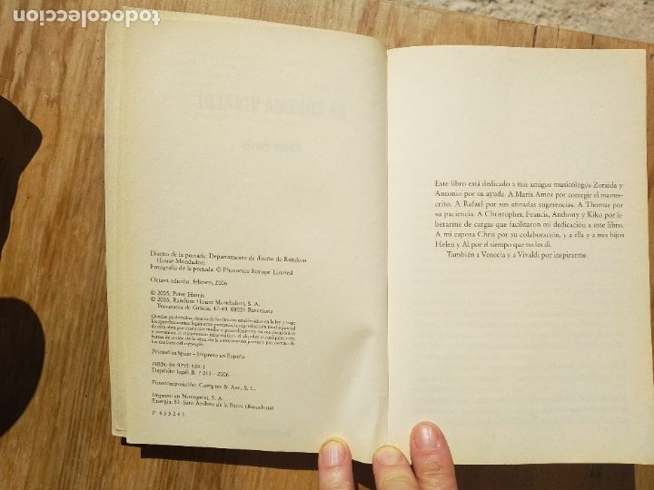 Libros de segunda mano: El enigma Vivaldi. Peter Harris - Foto 2