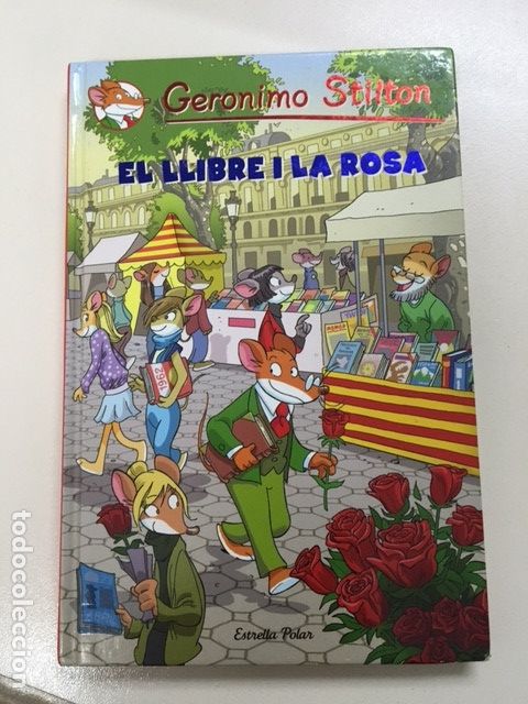 Libros de segunda mano: Geronimo Stilton. El llibre i la rosa. - Foto 1