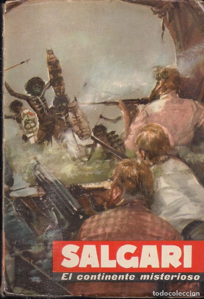 Libros de segunda mano: EMILIO SALGARI: EL CONTINENTE MISTERIOSO - Foto 1