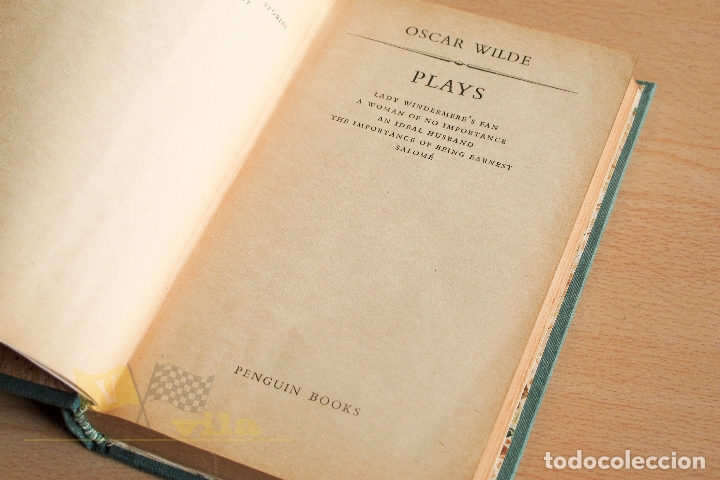 Libros de segunda mano: Plays - Oscar Wilde - 1955 - Foto 6