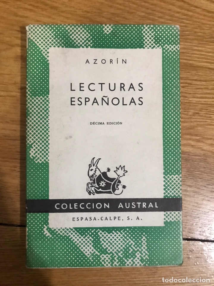 Libros de segunda mano: Lecturas espa&ntilde;olas Azorin - Foto 1