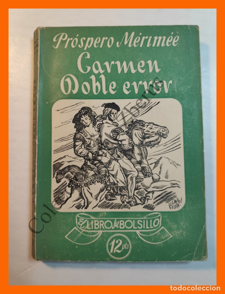 Libros de segunda mano: Carmen - Doble Error - Pr&oacute;spero Merimee - Foto 1