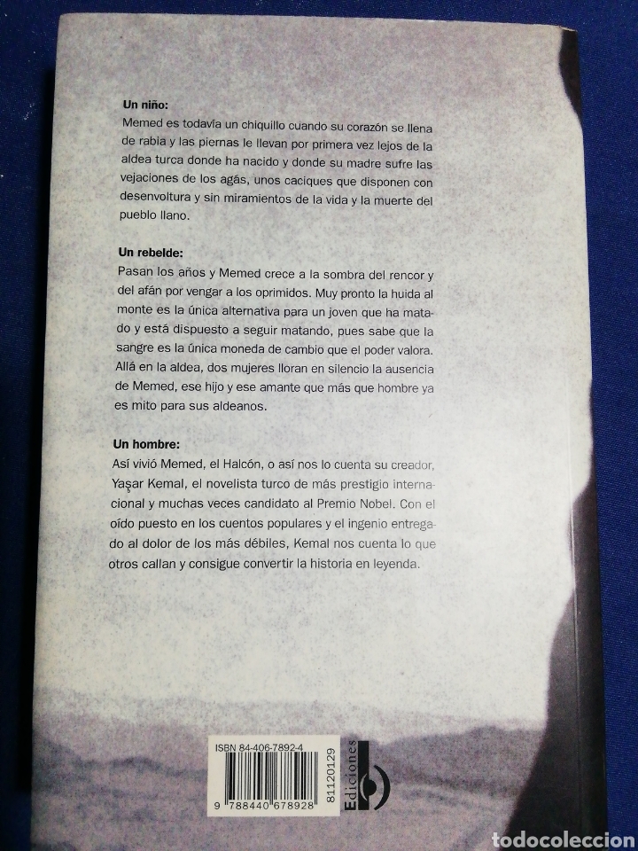 Libros de segunda mano: EL HALC&Oacute;N. YASER KEMAL - Foto 2