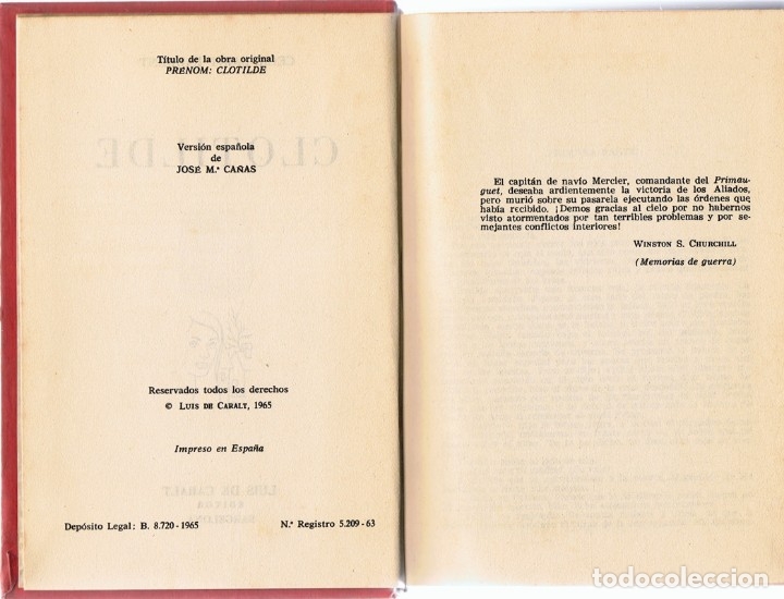 Libros de segunda mano: CLOTILDE CECIL SAINT LAURENT - Foto 2