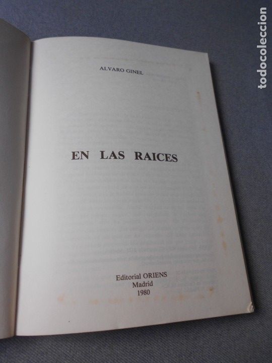 Libros de segunda mano: EN LAS RAICES - Foto 3