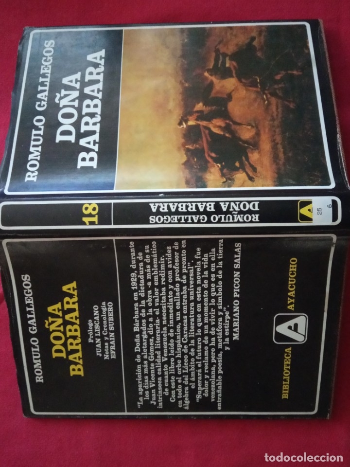Libros de segunda mano: Do&ntilde;a B&aacute;rbara - R&oacute;mulo Gallegos. - Foto 2