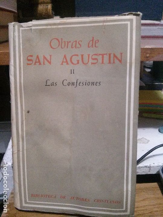 Libros de segunda mano: Obras de San Agustin , II, LAS CONFESIONES, Biblioteca de autores cristianos