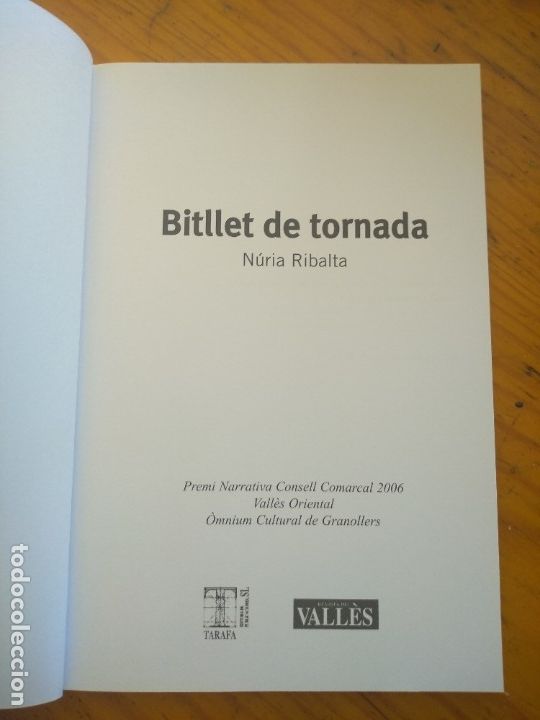Libros de segunda mano: Bitllet de tornada - Ribalta, N&uacute;ria - Foto 2