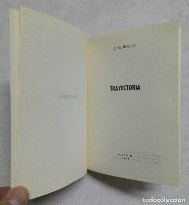 Libros de segunda mano: TRAYECTORIA. C. M. BUENO. 1977 - Foto 3