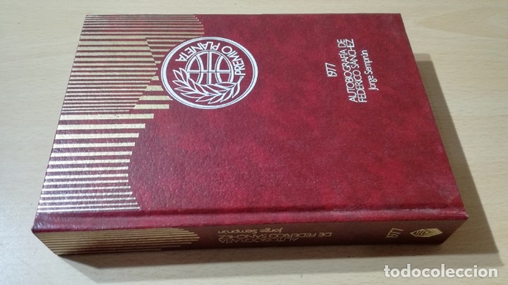Second hand books: AUTOBIOGRAFIA DE FEDERICO SANCHEZ - JORGE SEMPRUN - PLANETA	 / 	LL302