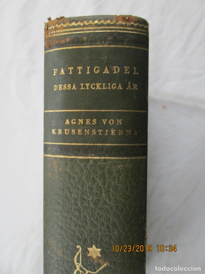 Libri di seconda mano: FATTIGADEL III - AGNES VON KRUSENSTJERNA - ALBERT BONNIERS F&Ouml;RLAG 1946.