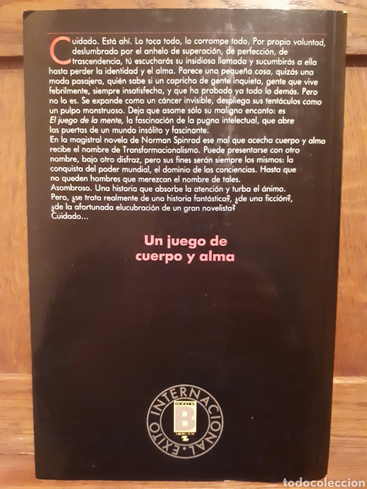 Libros de segunda mano: EL JUEGO DE LA MENTE - Norman Spinrad - Foto 2