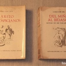 Libros de segunda mano: 2 LIBROS DE CAMILO JOSÉ CELA 1ª Y 3ª EDICIÓN EDITORIAL NOGUER SA.. Lote 182093688