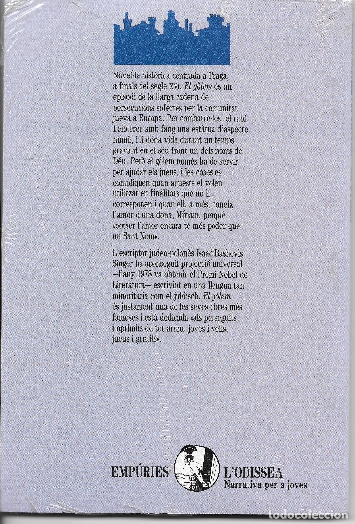 Libros de segunda mano: EL G&Ograve;LEM &ndash; ISAAC BASHEVIS SINGER - 1986 - Foto 2