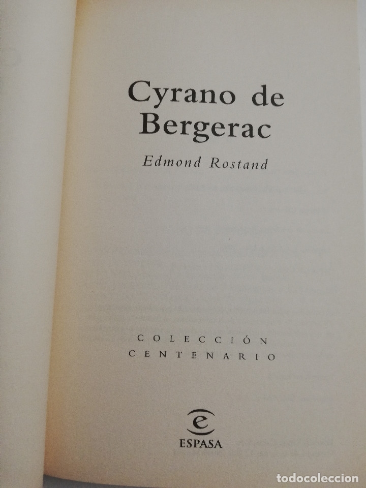 Libros de segunda mano: CYRANO DE BERGERAC (EDMOND ROSTAND) - Foto 3