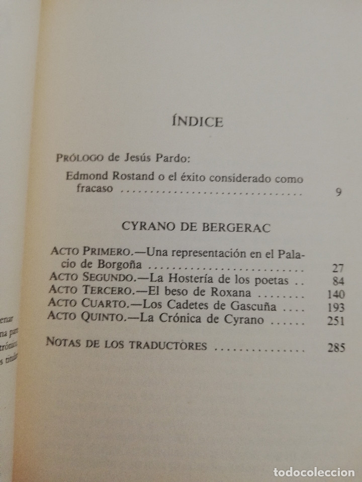 Libros de segunda mano: CYRANO DE BERGERAC (EDMOND ROSTAND) - Foto 4