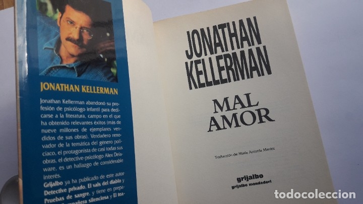 Libros de segunda mano: MAL AMOR. JONATHAN KELLERMAN. Impecable - Foto 3