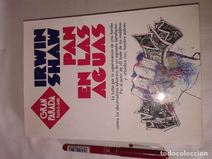Libros de segunda mano: IRWIN SHAW,  1&ordf; EDICION, 1982, PAN EN LAS AGUAS - Foto 1