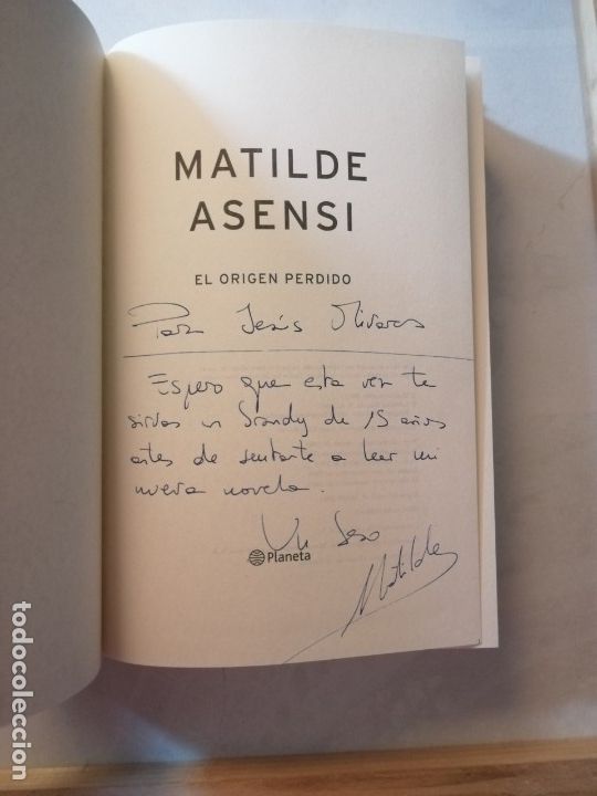 Libros de segunda mano: EL ORIGEN PERDIDO. MATILDE ASENSI. - Foto 7