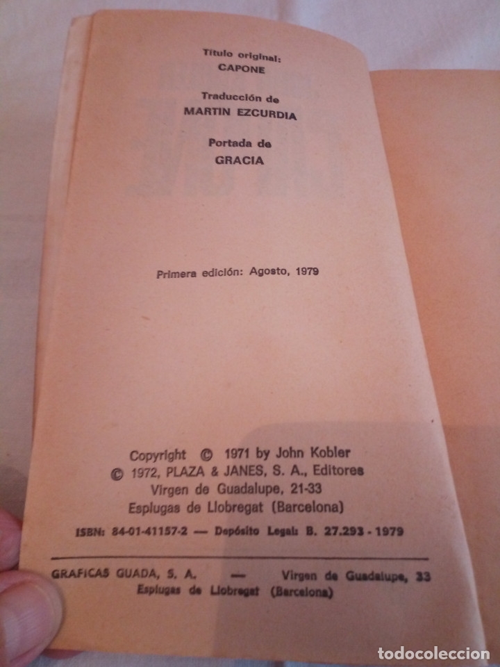 Libros de segunda mano: 103-CAPONE , John Kobler, 1971 - Foto 4