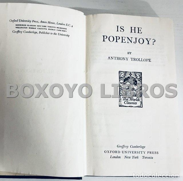 Libros de segunda mano: TROLLOPE, Anthony. Is he Popenjoy - Foto 2