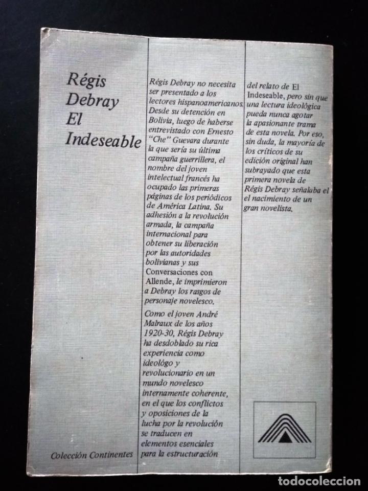 Libros de segunda mano: Indeseable, el | Debray, R&eacute;gis | Batll&oacute; Sam&oacute;n Editor 1977 (1&ordf; ed.) - Foto 5